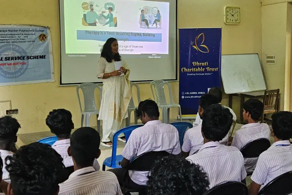 Mental health awareness workshop at PT Lee Chengalvaraya Naicker College Vepery