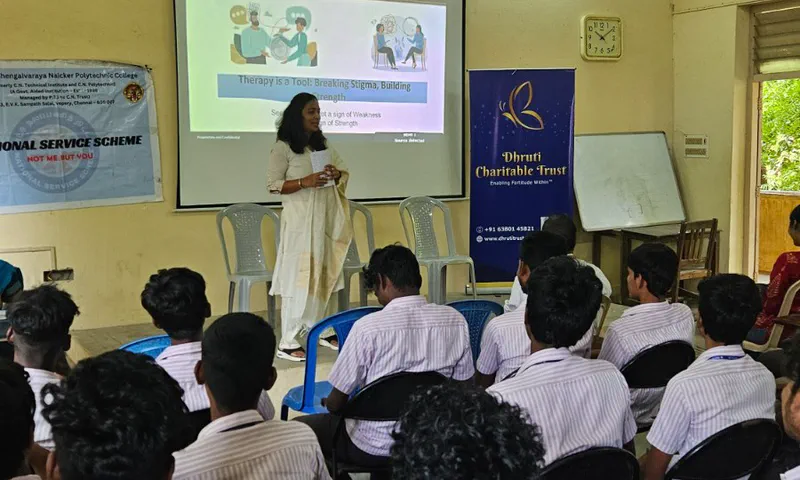 Mental health awareness workshop at PT Lee Chengalvaraya Naicker College Vepery
