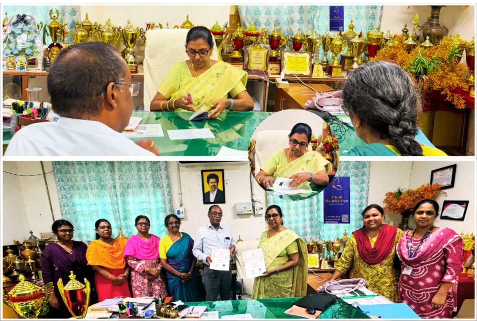 signed a MOU with Dr. Dharmambal Government Polytechnic College for Women, Taramani, Chennai. 